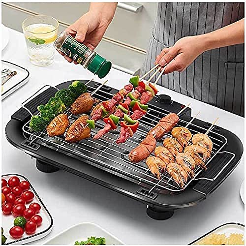 DK HOME APPLIANCES Amazon Choiced Smokeless Indoor/Outdoor Electric Grill Portable Tabletop Grill Kitchen BBQ Grills