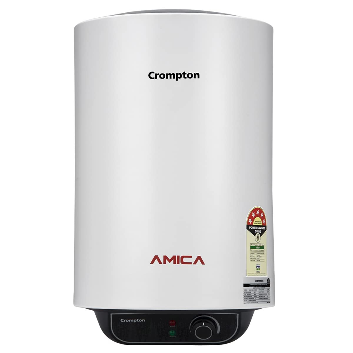 Crompton Amica 15-L 5 Star Rated Storage Water Heater (Geyser) with Free Installation